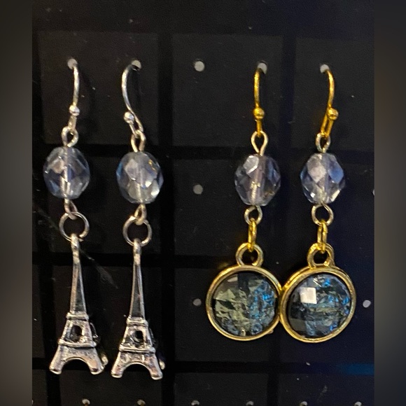 NEW Czech crystal earrings - Picture 4 of 4